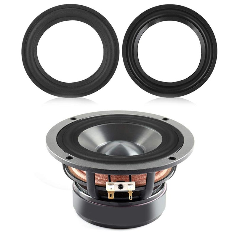 Serounder Speaker Surround Foam, Replacement Subwoofer Rubber Rim Circle Side Woofer Repair Part(5-inch) - Image 4